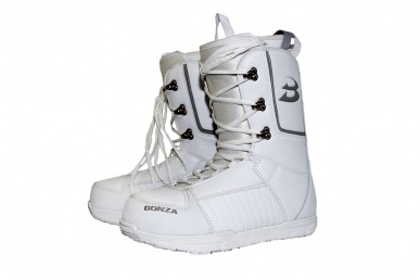 Ботинки `Bonza-12` Zombie white/black ― Магазин "Бордюр"